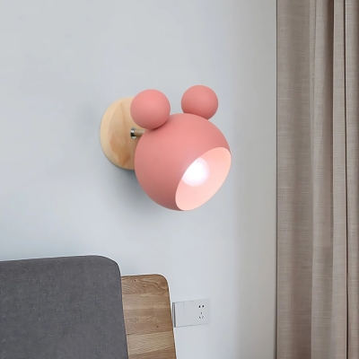 Настеный светильник Mouseglow, розовый-2