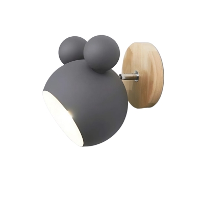 Настеный светильник Mouseglow, серый-1