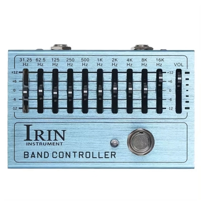 10 полосный эквалайзер для гитары и бас-гитары IRIN Band Controller-1