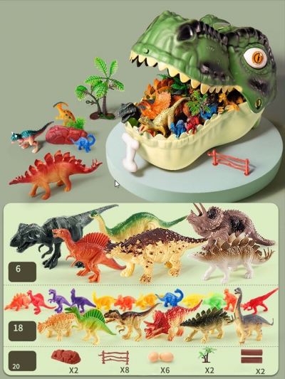 Игровой набор фигурок динозавров Dino World, 45 шт-4