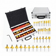 Набор фрез для обработки дерева Forma Madera, 35 штук в кейсе