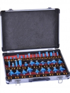 Набор фрез для обработки дерева Forma Madera, 35 штук в кейсе