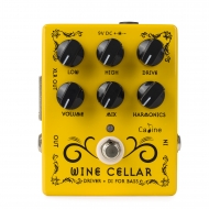 Педаль эффектов для электрогитары и бас-гитары Caline CP-60 Wine Cellar Bass Overdrive + DI box