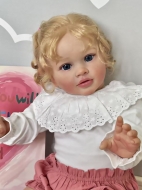 Мягконабивная кукла Реборн девочка Мирослава, 65 см