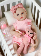 Говорящая силиконовая кукла Реборн девочка Хоуп, 42 см