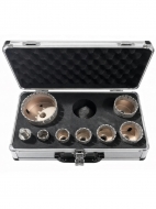 Набор алмазных коронок по керамограниту Granfix Ceramo-9, 20-68 мм, M14