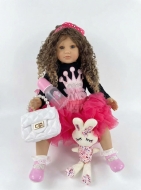 Мягконабивная кукла Реборн девочка Амалия 60 см