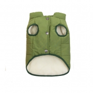 Зимняя куртка (жилетка) для выгула собак Hitvest L зеленый