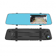 Видеорегистратор-зеркало автомобильный с экраном 12,7 см, 1080P, двойная камера, ночная съемка