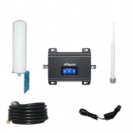 Усилитель сигнала связи Wingstel Car WTB11-GD 900/1800/2100 MHz (для 2G/3G/4G) 65 dBi, кабель 15 м., с адаптером для прикуривателя, комплект