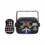 Лазерный проектор / светомузыка Party Light Y-240 (лазер, стробоскоп, LED, ультрафиолет)