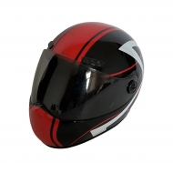 Мотоциклетный шлем для кошек Felino, красный