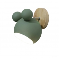 Настеный светильник Mouseglow, зеленый