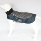 Зимняя жилетка куртка для выгула собак Black Doggy синяя, L