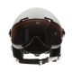 Лыжный шлем с очками Moon white M