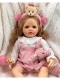 Силиконовая кукла Реборн девочка Элизабет, 55 см