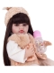 Говорящая силиконовая кукла Реборн девочка Моника, 55 см