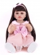 Говорящая силиконовая кукла Реборн девочка Кэтрин, 55 см