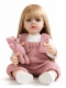 Говорящая силиконовая кукла Реборн девочка Кэролайн, 55 см