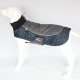 Зимняя жилетка куртка для выгула собак Black Doggy синяя, 2XL