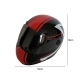 Мотоциклетный шлем для кошек Felino, красный